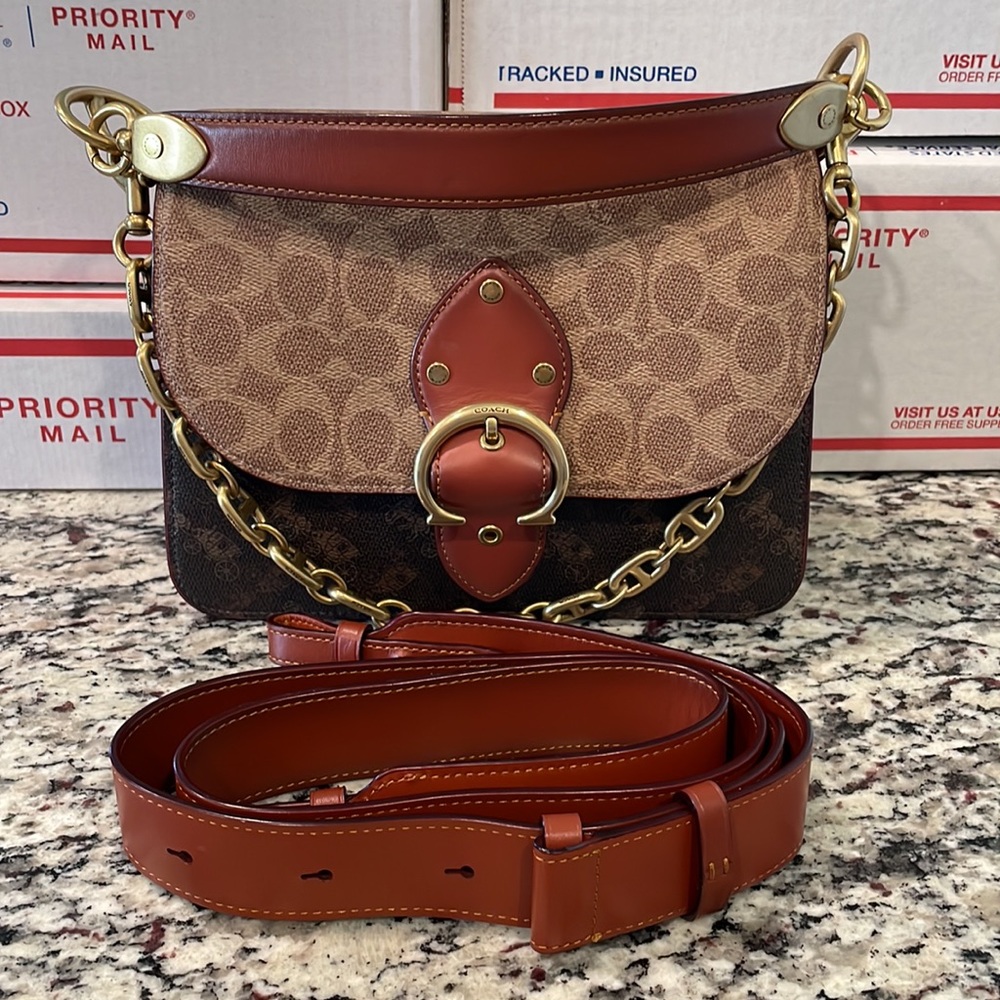 Coach |  Shoulder Bag In Signature Canvas With Horse And Carriage Print